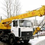 Truck crane Masheka KS 3579 – 15-tonne