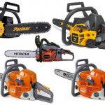 chainsaws of different models