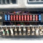 Fuse box in the passenger compartment gas 3309