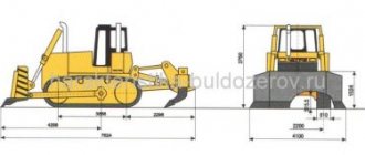 Bulldozer t 15 technical characteristics