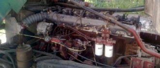 Engine MIDR 062045 on MAZ-54329