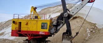 Mining crawler excavator