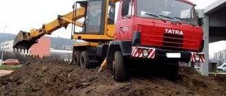 Excavator-planner Tatra UDS