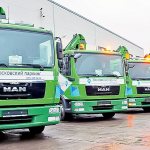 Tow trucks on MAN TGL 12.180 4x2 chassis for Moscow parking service