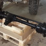 Photo of the front axle UAZ 469