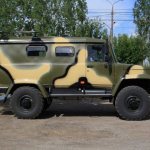 GAZ 330811 Vepr is a hybrid of a new generation SUV and a military truck.