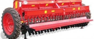 Characteristics, features and design of the Astra SZT-3.6 seeder