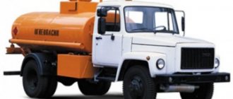 Characteristics, design and features of a fuel truck based on GAZ-3309