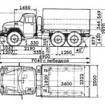 How the front and rear axles of the ZIL-131 truck are arranged