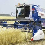 Yenisei-950 combine harvester at work