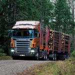 Timber truck Scania R500