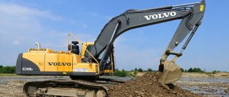 Volvo excavator model