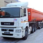 The newest KAMAZ-65206 tractor in Krasnoyarsk from an official dealer