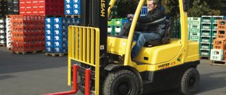 Forklift driver training in Moscow