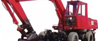 Review and technical characteristics of the EO 3323 excavator