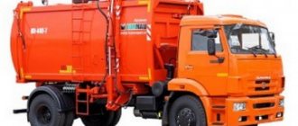 Review of KamAZ-based garbage truck models: characteristics, features, design