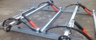 Axle for two-axle trailer