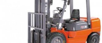 Features and technical specifications of Heli forklifts