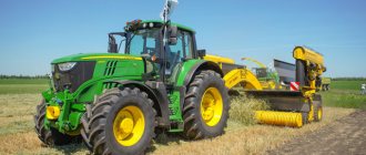 Design and device features of John Deere 6195M