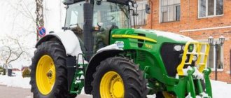 Features of the tractor and its scope of application