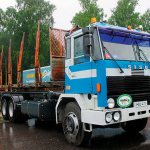 The first Sisu timber trucks from the 70s
