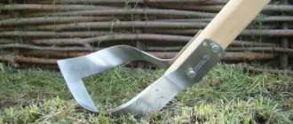 Weeder &quot;Strizh&quot; - we are considering a tool for weeding an area