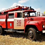 Fire truck ZIL 130 ATs-40-63B
