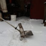 Превращение триммера в снегоуборщик