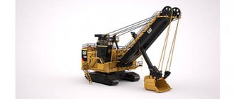 Manufacturer of quarry excavators CAT