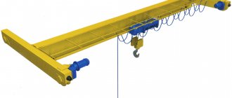 Overhead crane span: GOST and installation rules