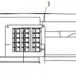 Location of fuses and relays with an electronic control unit in a Kamaz vehicle