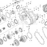 Middle axle gearbox KamAZ 6520 diagram