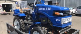 Areas of application and features of use of mini tractors &quot;Scout T-15&quot;01