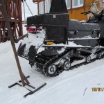 Snowmobile Taiga Varyag 500 Increasing ground clearance