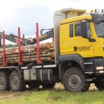 Log carrier MAN TGS 33.480 (6×6). German for Russian features of Scandinavian logging technology. Detailed review 