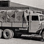 Created for the Wehrmacht, the 6.5-ton all-wheel drive Tatra-6500/111 truck with a proprietary metal cabin on a wooden frame, 1942.