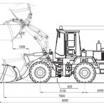 Technological diagram of the universal loader Amkodor 352С