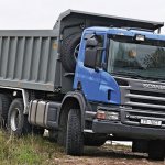 Test drive of the Scania P 380CB 6x4 EHZ dump truck, Truck Press magazine
