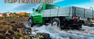 UAZ Pro in the water