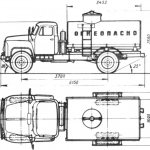 Устройство и конструктивные особенности бензовоза на базе автомобиля ГАЗ-53