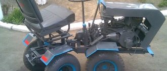 What is special about mini tractors with a breaking frame?