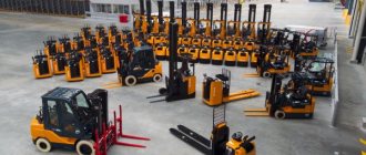 types of Toyota forklifts