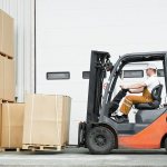 selection of forklifts for a warehouse